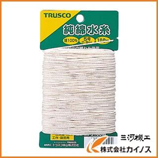 TRUSCO 純綿水糸 線径0.9mm 100m巻 MI-5100M｜mikwa-kiko