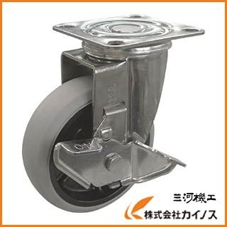 TRUSCO ナイロンホイールウレタンキャスター ステン金具自在S付Φ200 TYSGUJ-200S