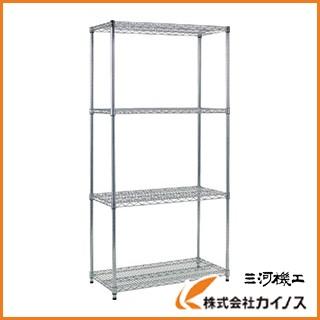 TRUSCO スチール製メッシュラック W905XD305XH1838 4段 TME-6334