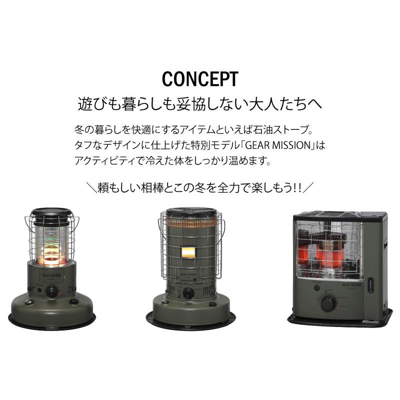 TOYOTOMI（トヨトミ） KS-GE67(G) 対流型 石油ストーブ オリーブ