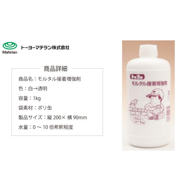 トーヨーマテラン モルタル接着増強剤 1kg : カイノス Yahoo