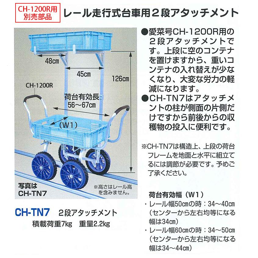 ハラックス　愛菜号　CH-1200R用別売部品　2段アタッチメント　＜CH-TN7＞