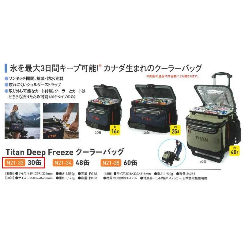 超特価激安 熱中症対策 Titan Deep Freeze クーラーバッグ 30 缶 N21 33 楽天1位 Www Gettoknowmontco Com