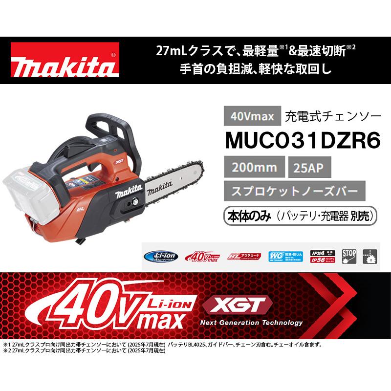 マキタ（makita） 40Vmax 充電式チェンソー スプロケットノーズバー
