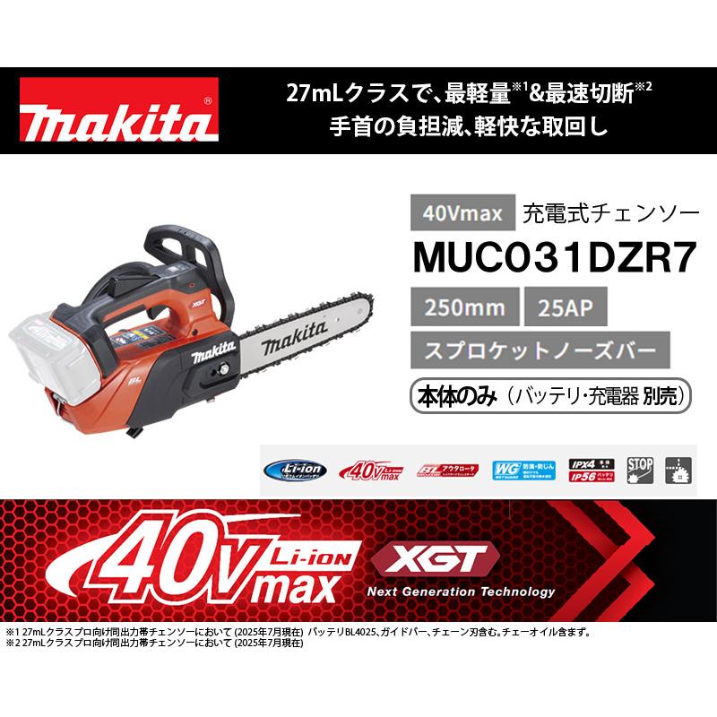 マキタ（makita） 40Vmax 充電式チェンソー スプロケットノーズバー