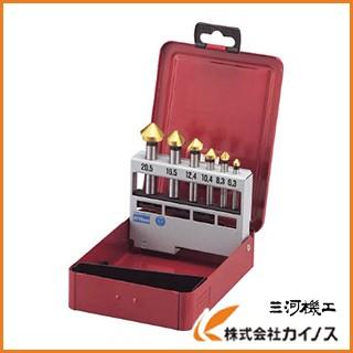 TRUSCO カウンターシンクセット チタンコーティング 6本組 TSCSC