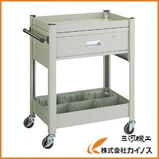 TRUSCO コンビネーションワゴン 643X427 1段引出・仕切板付 TCW-81BD