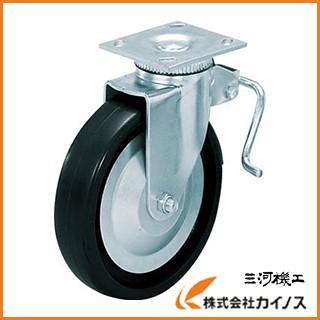 スガツネ工業 重量用キャスター径203自在ブレーキ付D（200−133−472） SUG-31-408B-PD