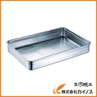 スギコ 18−8ステンレス番重バット 中浅型 手無 470x350x80 SH-4735-08
