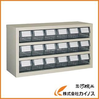 TRUSCO 横型バンラックケースM型 854X307XH468 3段6列 TM-63B