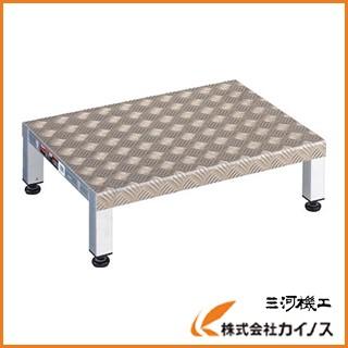 TRUSCO 高床用アルミ製ステップ 600X450XH190〜220 TFSH-0645AL