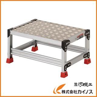 TRUSCO 作業用踏台 アルミ製・縞板タイプ 天板寸法600X400XH300 TSFC-163
