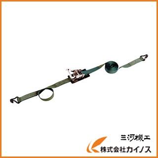 TRUSCO 強力型ベルト荷締機 75mm幅 2500kg Jフックタイプ GX75-2500J