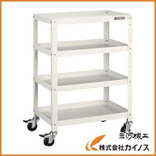 TRUSCO ラビットワゴン 600X400 ゴム車輪 W色 RBW-964