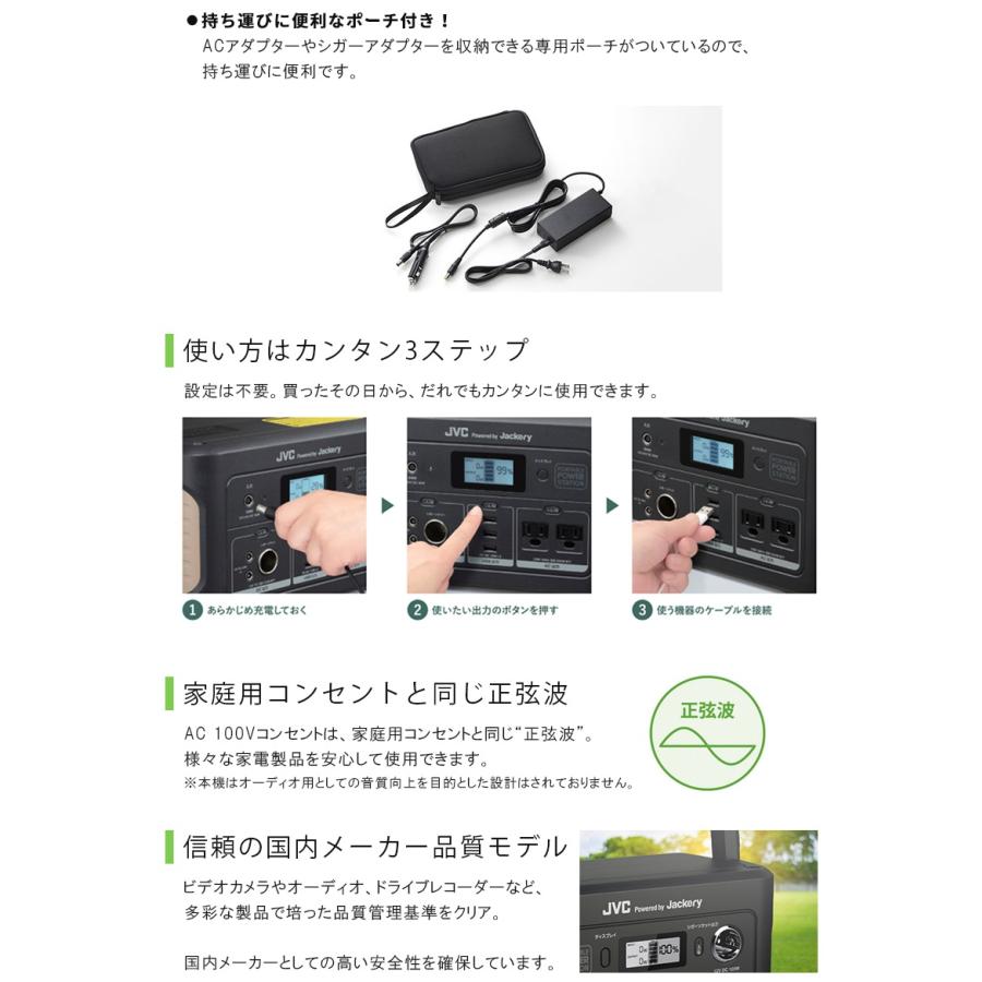 JVC ケンウッド Jackery ポータブル電源 スタンダードモデル 【BN-RB62
