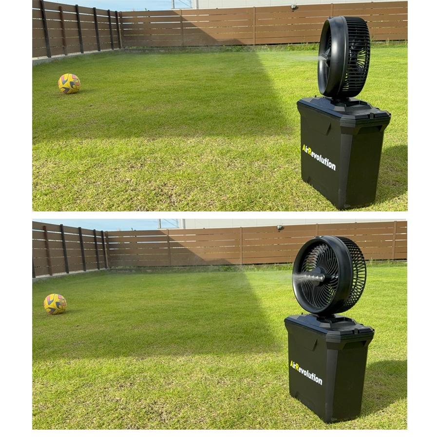 KMネクスト ポータブル エアレボリューション ミストファン