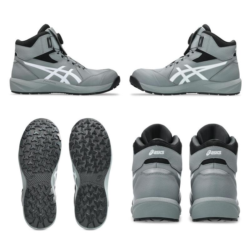 アシックス(ASICS) ウィンジョブ CP314 BOA グラベル×ホワイト 22.5〜30.0cm【1273A124.020】の画像