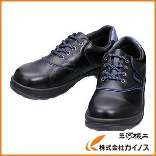 シモン 安全靴 短靴 SL11−BL黒／ブルー 24.5cm SL11BL-24.5