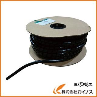 パンドウイット スパイラルラッピング 耐候性ナイロン66 黒 T75N-C0