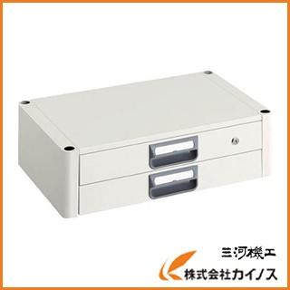 TRUSCO フェニックスワゴン 2段引出 750X500 W色 PEW-75X-W