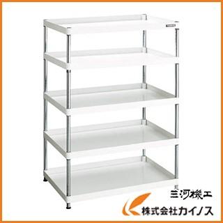 TRUSCO フェニックスワゴン ラック型 750X500 5段 YG色 PEW-R1575-YG