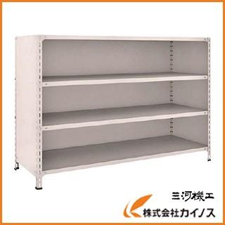 TRUSCO 軽量棚背板・側板付 W1800XD600XH1200 4段 46W-24 NG