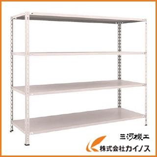 （別途送料見積）TRUSCO 軽量棚 中棚ボルトレス型 W1800XD600XH1500 4段 L56W-14 NG