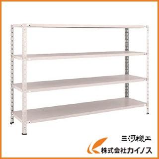 TRUSCO 軽量棚 中棚ボルトレス型 W1800XD450XH1200 4段 L46X-14 NG