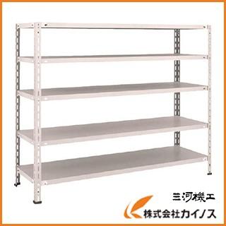TRUSCO 軽量棚 中棚ボルトレス型 W1500XD450XH1200 5段 L45X-15 NG