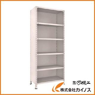 TRUSCO 軽量棚背板・側板付 W875XD450XH2100 6段 73X-26 NG