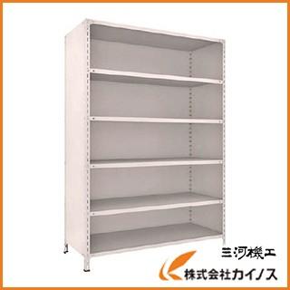 TRUSCO 軽量棚背板・側板付 W1500XD600XH2100 6段 75W-26 NG