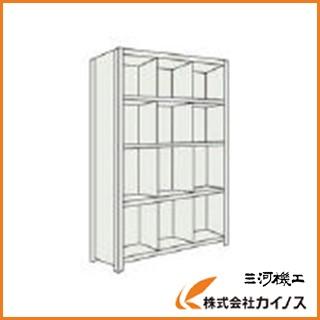 TRUSCO 軽量棚 縦仕切付 W875XD300XH1800 3列4段 63V-35 NG