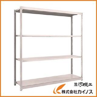 TRUSCO M1.5型軽中量棚 1760X445XH1800 4段 単体 NG M1.5-6644 NG