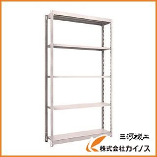 TRUSCO M1.5型軽中量棚 1160X295XH2100 5段 単体 NG M1.5-7435 NG
