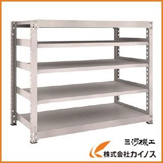 TRUSCO M5型中量棚 1500X721XH1200 5段 単体 NG M5-4575 NG