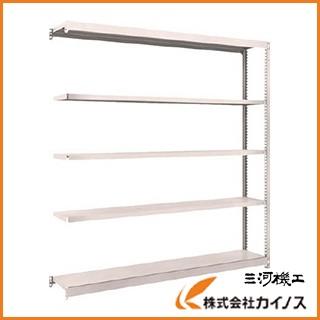 TRUSCO M1.5型軽中量棚 1760X295XH1800 5段 連結 NG M1.5-6635B NG