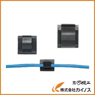 パンドウイット 固定具 コードクリップ アクリル系粘着テープ付 耐候性黒 ACC62-AT-C0