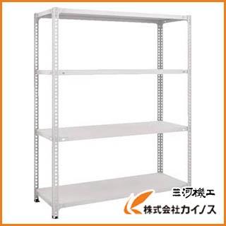 トラスコ中山 TRUSCO セミボルトレス軽量棚 W1500XD450XH1500 4段 W色 SBL-5544-W SBL5544W