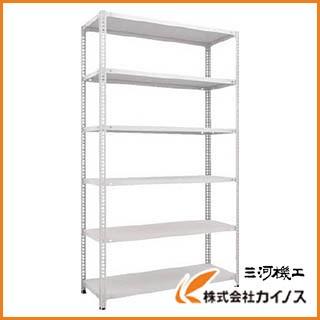 トラスコ中山 TRUSCO セミボルトレス軽量棚 W1500XD450XH2100 6段 W色 SBL-7546-W SBL7546W