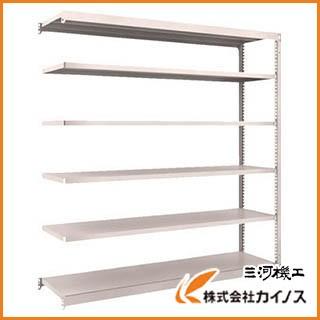 トラスコ中山 TRUSCO M1．5型軽中量棚 1760X295X1800 6段連結 ネオグレ M1.5-6636B NGM1.56636B