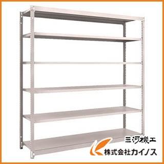 トラスコ中山 TRUSCO M1．5型軽中量棚 1760X445X1800 6段単体 ネオグレ M1.5-6646 NGM1.56646