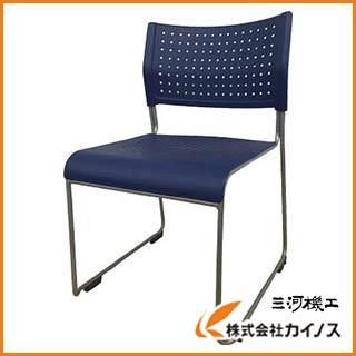アイリスチトセ ミーティングチェア 背・座樹脂 ブルー ASL-110PP-BL