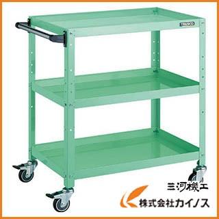 トラスコ中山 TRUSCO ラビットワゴン 600X400 ハンドル付 ウレタン車輪