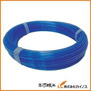 ハッコウ スーパー柔軟フッ素チューブ・クリアブルー 4×6 20M E-SJ-4X6