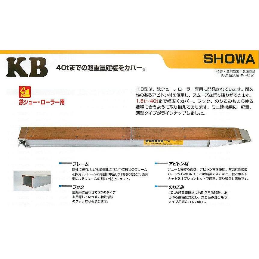 昭和ブリッジ販売 KB型アルミブリッジ2本1組 KB-220-24-5.0 : kb-220  