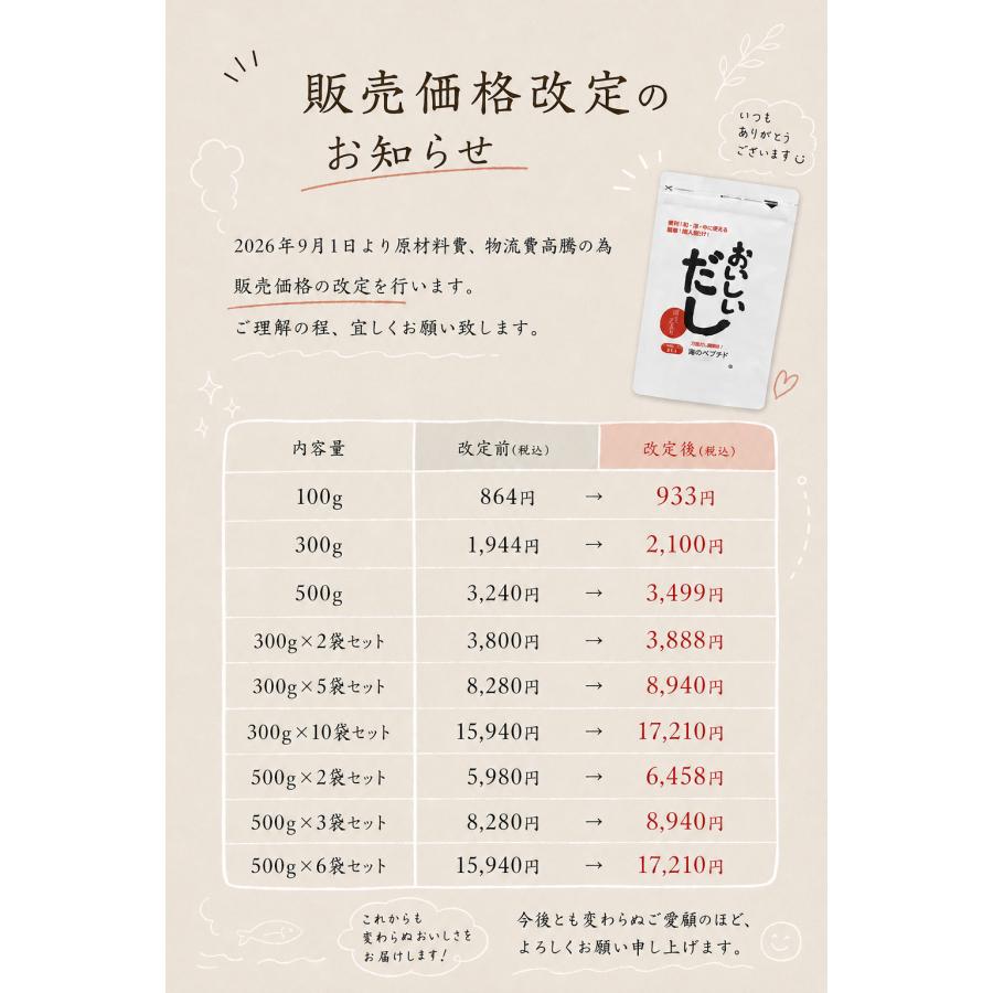 おいしいだし 海のペプチド 無添加 出汁 おいしいだし 海のペプチド