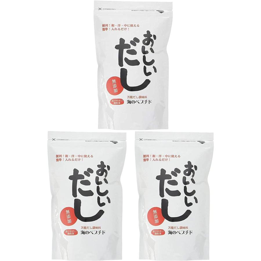 だし 無添加 無塩 介護食 離乳食 アミノ酸 おいしいだし 海のペプチド 300g×3袋セット | おいしいだし 海のペプチド