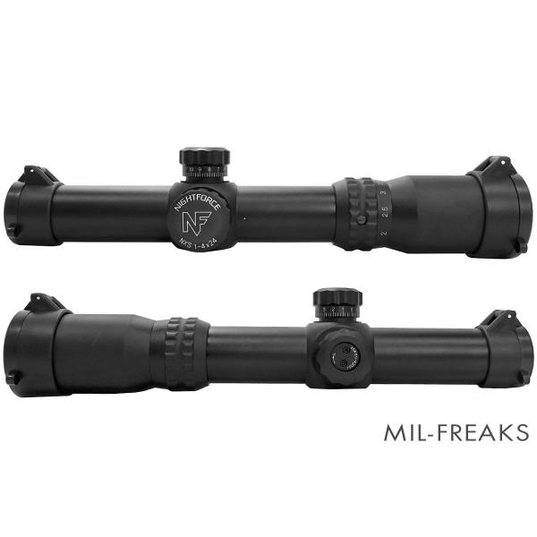 Aim-O NightForceタイプ ショートスコープ 1-4X 24mm マウントセット