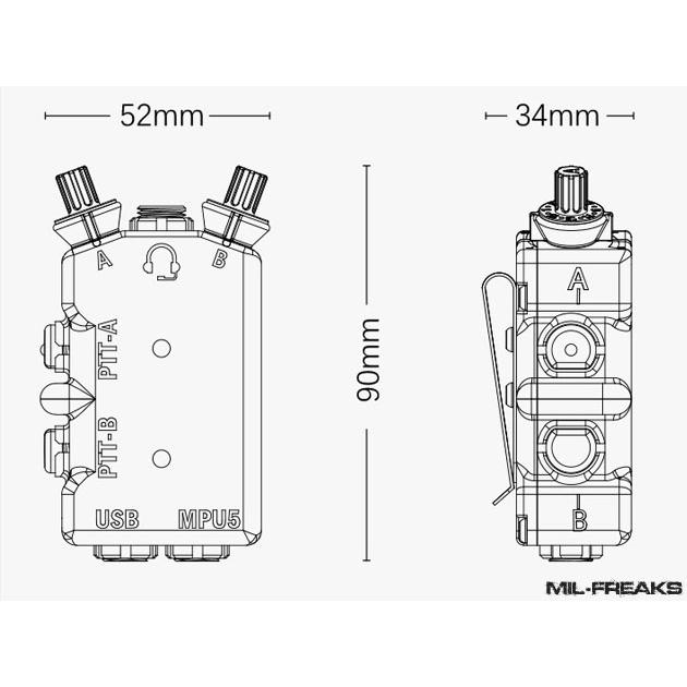 FALCO (FCS) MPU5 DUAL PTT KENWOOD : ミリタリーショップ MIL-FREAKS