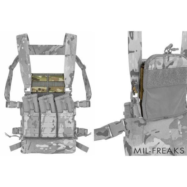 FERRO CONCEPTS Chesty ATAK MOLLEパネル マルチカム : ミリタリー